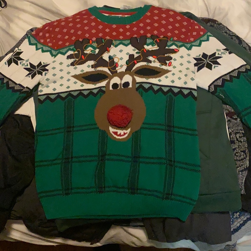 Christmas sweater 3D Rudolph